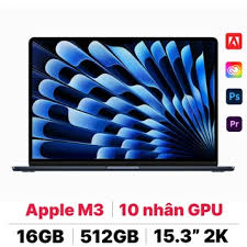 MacBook Air M3 15 inch 2024 8CPU 10GPU 24GB 512GB Sạc 35W